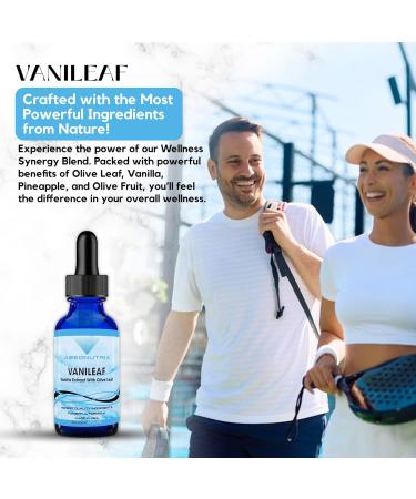 Absonutrix VaniLeaf 390 mg 4 FL OZ Liquid 302 Servings Made in USA Plant-Based Ingredients Olive Fruit Pineapple Liquid Vanilla Extract Gluten-Free Non-GMO GMP Certified - Buy Online on GoSupps.com