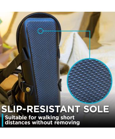 BraceAbility Sleeping Stretch Boot - Plantar Fasciitis Night Splint for Achilles Tendonitis, Calf Stretching, Heel & Arch Pain Relief (Large) - Buy Online on GoSupps.com