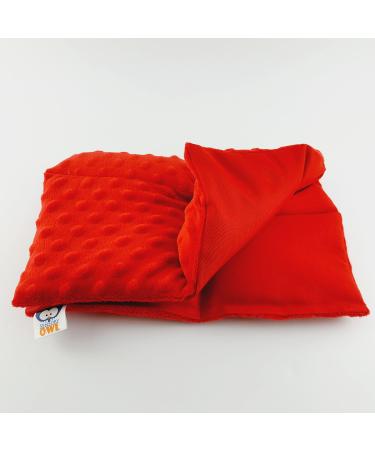 Sensory Owl Soft Weighted Lap Pillow Sensory Calming - Heavy -  for Anxiety - Relieve Stress - Deep Pressure - Play Therapy Equipment -  Cotton and Soft Minky Fabric  Red 2kg Red 2kg