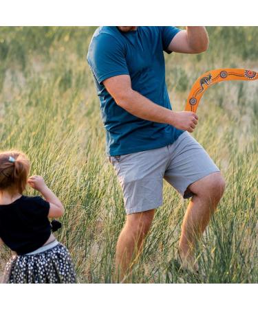 ToddMomy Wooden V-Shaped Boomerang for Kids | Outdoor Flying Toy | Perfect for Beginners & Sports Fun - Buy Online on GoSupps.com