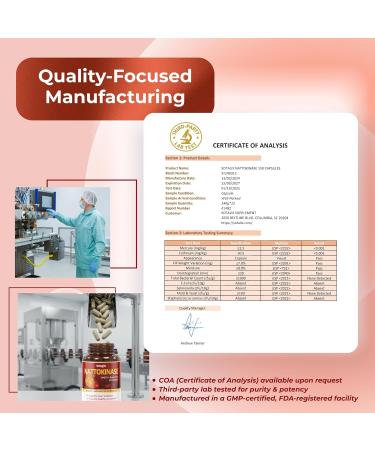 Nattokinase with CoQ10 + Red Yeast Rice Quercetin + Bromelain -Immune Booster (150-day Supply (Pack of 1)) - Buy Online on GoSupps.com