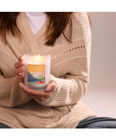 Folkulture Fall Candles - Scented Soy Wax Pumpkin Spice Candle Jar - 50 Hr Burn Time Non-Toxic & Odor Eliminating - Perfect Candle Gifts for Women - Buy Online on GoSupps.com
