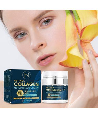 NEYDIAH Collagen Anti-Aging Retinol Face Moisturizer | Wrinkle Reducing Collagen Cream for Men & Women | 3.4 oz Day & Night Hydration - Buy Online on GoSupps.com