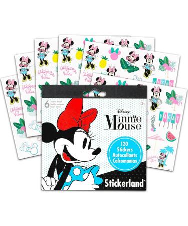 Disney Minnie Mouse Sipper Cup Set for Kids - 2 Leak-Proof Spill-Proof Sippy Cups with Minnie Stickers - Buy Online on GoSupps.com