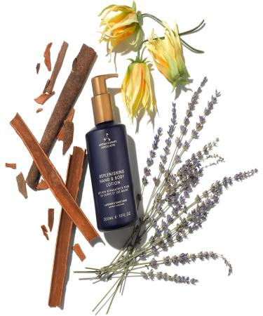 Aromatherapy Associates Replenishing Hand And Body Lotion - Softer & Silkier Hands Hydrate Replenish - Sweet Almond Oil Shea Butter Lavender Ylang Ylang Ho Wood Essential Oil Replenishing Hand & Body Lotion - Buy Online on GoSupps.com