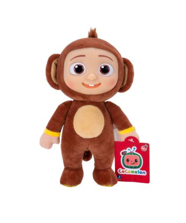 CoComelon 8-Inch JJ Monkey Little Plush Themed - Inspired by Their Favourite Show - Toys for Preschoolers Single