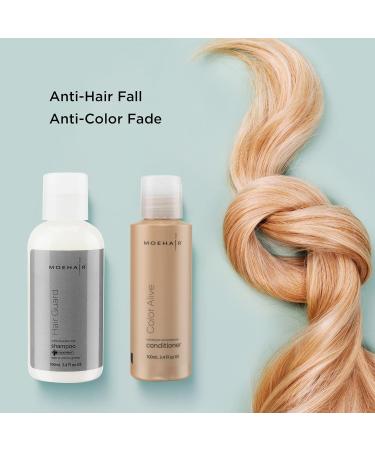 MOEHAIR Hair Guard Shampoo & Color Alive Conditioner - Repair Damaged Hair Protect Color Combat Frizz | Paraben & Sulfate-Free | International Shipping Available - Buy Online on GoSupps.com