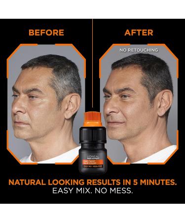 L'Oreal Paris Men Expert One Twist Permanent Hair Color - Medium Brown 04 - Ammonia Free - 1 Application - Buy Online on GoSupps.com