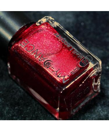 Red Nail Polish - 6ml Glitter Nail Varnish Sparkly Nail Polish Quick Dry & Long Lasting Red Polish Non Toxic Formula Nail Paint Manicure Nail Gel for Women DIY at Home No Need Cure VC01 - Buy Online on GoSupps.com