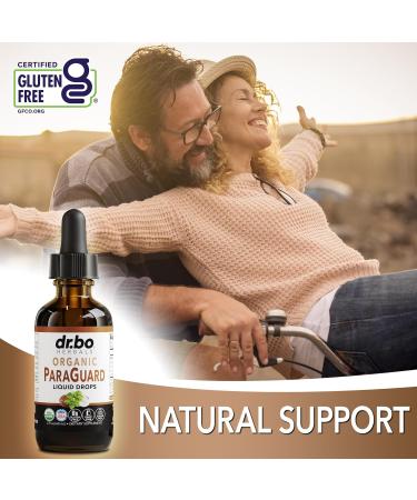 ParaGuard Cleanse Liquid Organic Detox - Organic Intestinal Guard Formula Supplement for Humans with Black Walnut Wormwood Clove & Oregano Tincture - Natural Herbal Intestine Body Gut Cleanser 2 oz - Buy Online on GoSupps.com