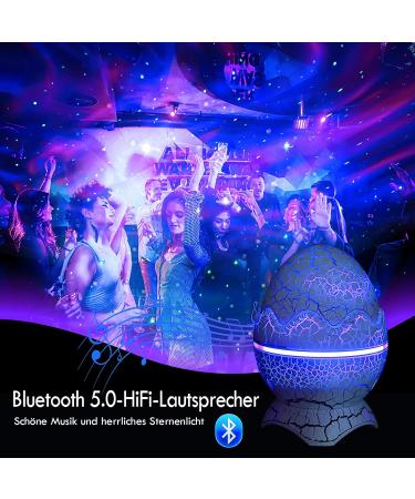 Star Sky Projector with Wireless Music Player | Night Light & Aurora Effect | Remote Control & Timer | Perfect for Adults & Kids Rooms - Buy Online on GoSupps.com