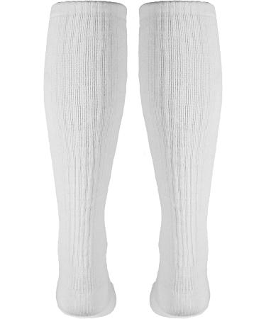 Truform Medical Compression Socks 8-15 mmHg Knee High - X-Large, 2 Pack White - Buy Online on GoSupps.com