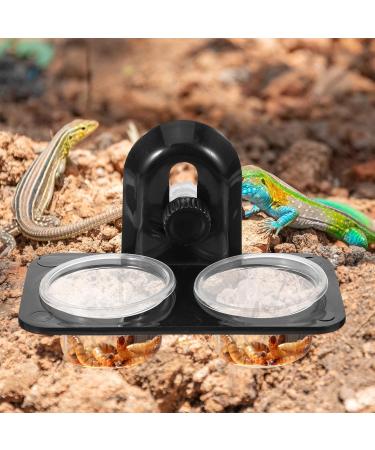POPETPOP Gecko Feeder Ledge-Small Gecko Food Cups Reptile Feeder for Reptiles Food and Water Feeding(Screw Type) Size 1 - Buy Online on GoSupps.com