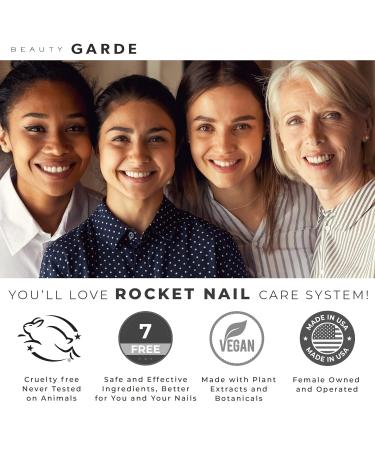 BeautyGARDE Rocket Nail Fuel & Wink Nail Polish 2 Pack | Nail Strengthener & Growth Treatment | 7-Free Non-Toxic Formula | 1 Oz - Buy Online on GoSupps.com