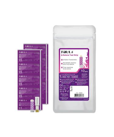 Fora -keton test strips 10PCs exact real-time value of the ketone body in blood self-test early detection of ketoacidosis keto nutrition low carb diet 10 pieces (1 Pack) keton (BAG) - Buy Online on GoSupps.com