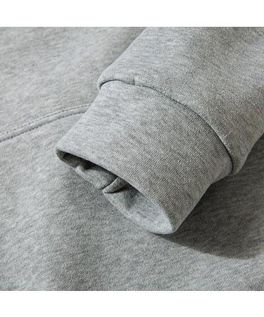 Winter Men's Hooded Sweatshirt - Fleece Lined Pullover Hoodie, Beige, Size Large - Buy Online on GoSupps.com