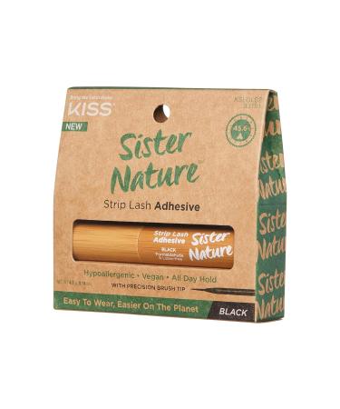 KISS Sister Nature Lash Glue - Long Lasting Black Strip Lash Adhesive for Strip Lashes & Lash Clusters | International Shipping Available - Buy Online on GoSupps.com