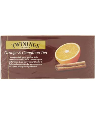  Twinings Twinings Orange Cinnamon Flavoured Black Tea with Wrap-Around Flavour with Caffeine Infused & Herbal Tea 4 Packs of 25 Filters - Buy Online on GoSupps.com
