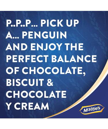  McVitie's McVities Penguin Milk Chocolate Biscuit Bar 393g (Pack of 16) - Buy Online on GoSupps.com