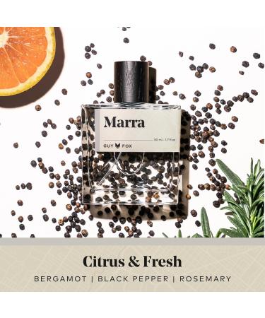 GUY FOX - Marra - Cologne For Men | Bergamot Pepper & Rosemary | Fresh Citrus Men's Cologne | Men's Fragrance | 1.7 Fl Oz - Buy Online on GoSupps.com