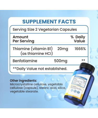 NUTRISELECT with 500 mg of Vitamin B1 per Capsule This Product Comes in a Pack of 120 Capsules and is Non-GMO Vegan and Gluten-Free - Buy Online on GoSupps.com