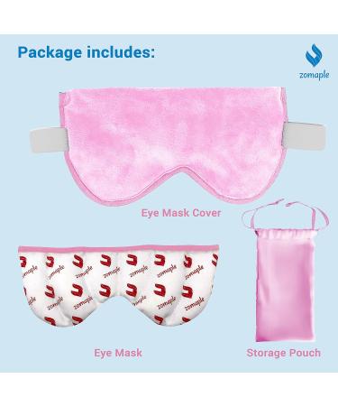 Zomaple Heated Eye Mask for Dry Eyes | Reusable Moist Heat Compress | Soothing Warm Compress for Relief from Stye & Blepharitis | Microwavable Rose Gold Design - Buy Online on GoSupps.com