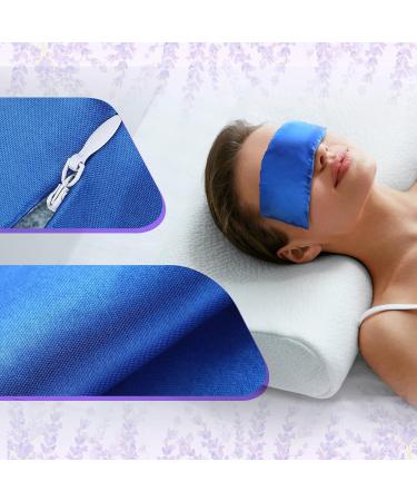Tudomro Satin Eye Pillow Case Set - Washable, Lightweight Cover for Yoga, Massage & Meditation - 6 Pieces - 9.8 x 4 Inches - Buy Online on GoSupps.com