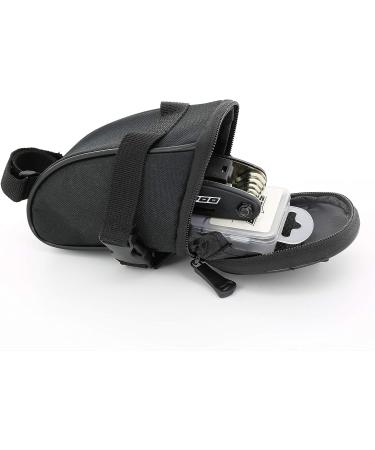Roswheel 13656 Bike Saddle Bag - Black | Cycling Under Seat Pack & Accessories Pouch - Buy Online on GoSupps.com