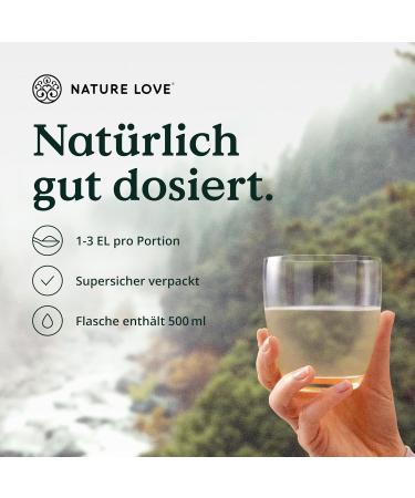 Nature Love Bio MCT Oil C8 - 500ml | 100% Organic Coconut Oil for Keto Diet | Taste & Odor-Neutral | Vegan Exogenous Ketone - Buy Online on GoSupps.com