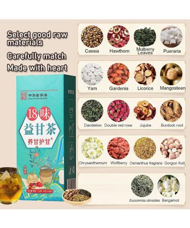18 Flavors Liver Care Tea - 18 Flavors Of Liver Protection Tea Nourish The Liver And Protect The Liver Chinese Nourishing Liver Tea Health Preserving Tea For All People. (5 Box) - Buy Online on GoSupps.com