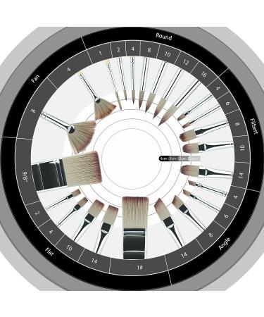 Artify 24-Piece Paint Brush Set Expert Series - Synthetic Brushes for Acrylic, Oil, Watercolor & Gouache - Includes Palette Knife & Cloth Roll - Buy Online on GoSupps.com