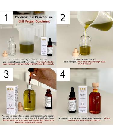 Natural Concentrate Flavored with Chilli 30ml Extra Strong for Professional Use Essence/Extract VERY HOT - Red - Ideal for Meat Pasta Sauces Extra Virgin Olive Oil - Buy Online on GoSupps.com