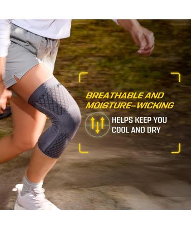 Futuro Premium Compression Knee Sleeve with Stabilizers - Medium - Buy Online on GoSupps.com