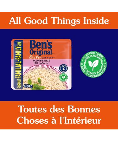 BEN'S ORIGINAL BISTRO EXPRESS Jasmine Rice Family Size 6PK CASE Jasmine Family Size (6 Pack) 6 - Buy Online on GoSupps.com