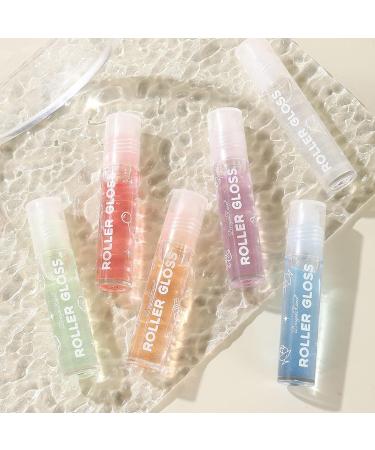 6PCS Roll On Lip Oil Set Clear Lip Gloss Set Shimmer Lip Gloss Moisturizing Colorless Lip Balm Moisturizing Lip Lotion for Dry Lips - Buy Online on GoSupps.com