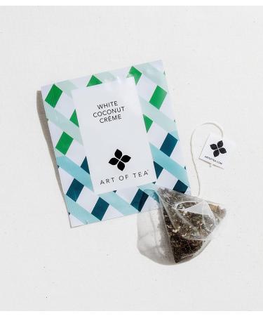 White Coconut Creme Pyramid Teabags - 12 Sachets | Art of Tea - Buy Online on GoSupps.com