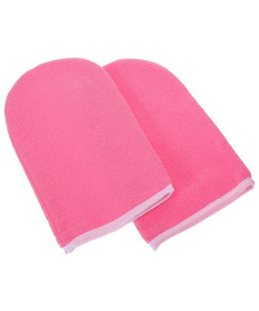 Baluue Prot ge-mains en Paraffine pour Bain Chaud Doublures R utilisables pour Spa Masques de Soin Hydratants Ros