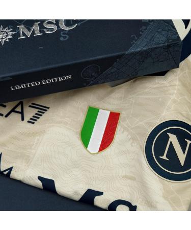 SSC Napoli Unisex Everywhere Jersey - Limited Edition 2023/2024 | Official Ivory T-Shirt - Shop Now! - Buy Online on GoSupps.com