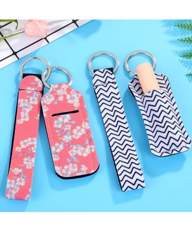 10-Piece Lipstick Keychain Holder Set with Wrist Lanyard - Stylish and Practical Keychain Holders - Buy Online on GoSupps.com