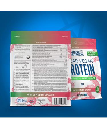 Applied Nutrition Clear Vegan Protein - Hydrolysed Pea Protein Isolate Powder (Watermelon) - 600g - Buy Online on GoSupps.com