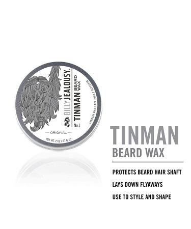 Billy Jealousy Tin Man No. 1 Beard Wax 2 oz - Nourishing Styling Solution - Buy Online on GoSupps.com