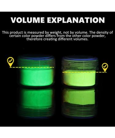 Rhea Arcas Glow in The Dark Powder - 12 Pack Luminous Mica Pigment for Epoxy Resin, Nail Polish, Acrylic Paint, DIY Crafts & Theme Parties - Fluorescent Dye for Art Projects - Neon Colors - Buy Online on GoSupps.com