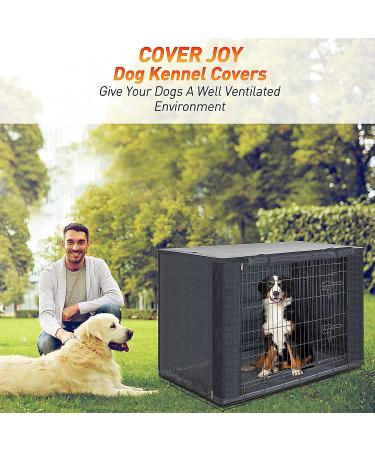 42 Inch Dog Crate Cover for Double Door Wire Kennel - Sunblock for Summer, Warm for Winter | Weatherproof & Durable - Buy Online on GoSupps.com