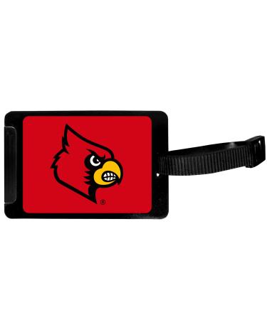 Siskiyou NCAA Louisville Cardinals Luggage Tag , Black, 3.25"