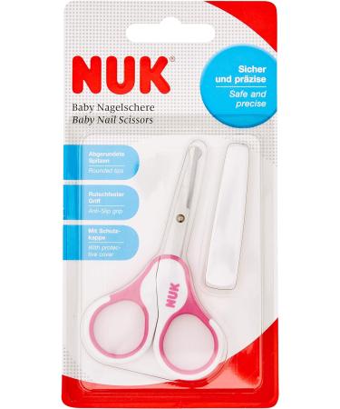 NUK Baby Nail Scissors: Safe & Precise - 1 Pc, Red - Buy Online on GoSupps.com