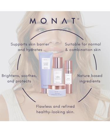 Monat BE BALANCED System for Normal & Combination Skin - Brighten & Renew with Foamy Cleanser Revitalizing Essence Age Control Nectar & Lightweight Moisturizer - Shop Internationally - Buy Online on GoSupps.com