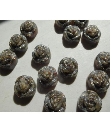Buy 3 Pearl Blue Spiral Rose Crystal Orgone Generator - Energy Accumulator 7.83/432/528Hz | Free International Shipping - Buy Online on GoSupps.com