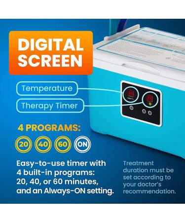 Cold Therapy System with Universal Pad for Hip, Back, or Knee - Post-Surgery Care for Surgeries, Osteoarthritis, Swelling, and Sprains - Buy Online on GoSupps.com