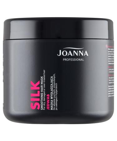 Joanna Professional SILK Series Hair Mask - Smoothing Hair Products with Silk Proteins - Hydrolyzed Liquid Silk Protein for Hair Growth - Professional Hair Products for Silky Hair - 500 g