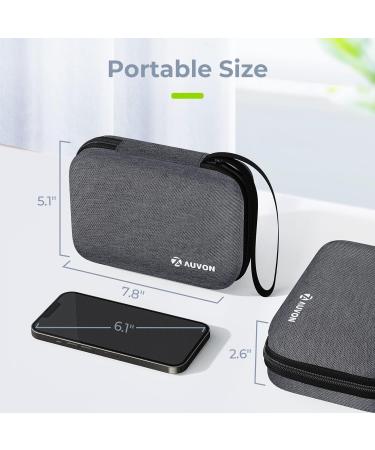 AUVON Professional Hard EVA TENS Protective Travel Case with a Sealed Bag Shockproof & Waterproof Carrying Case Compatible with Most TENS Unit Muscle Stimulators and Accessories (Case Only) - Buy Online on GoSupps.com